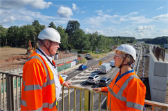 M25 collaboration in bloom for famous flower show
