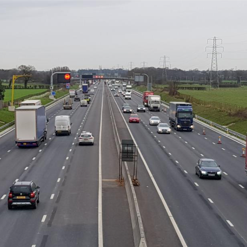 HE says M6 smart motorway upgrade entering final stage