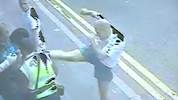 Traffic warden karate-kicked in head