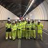 Welsh infrastructure secretary visits Brynglas Tunnels