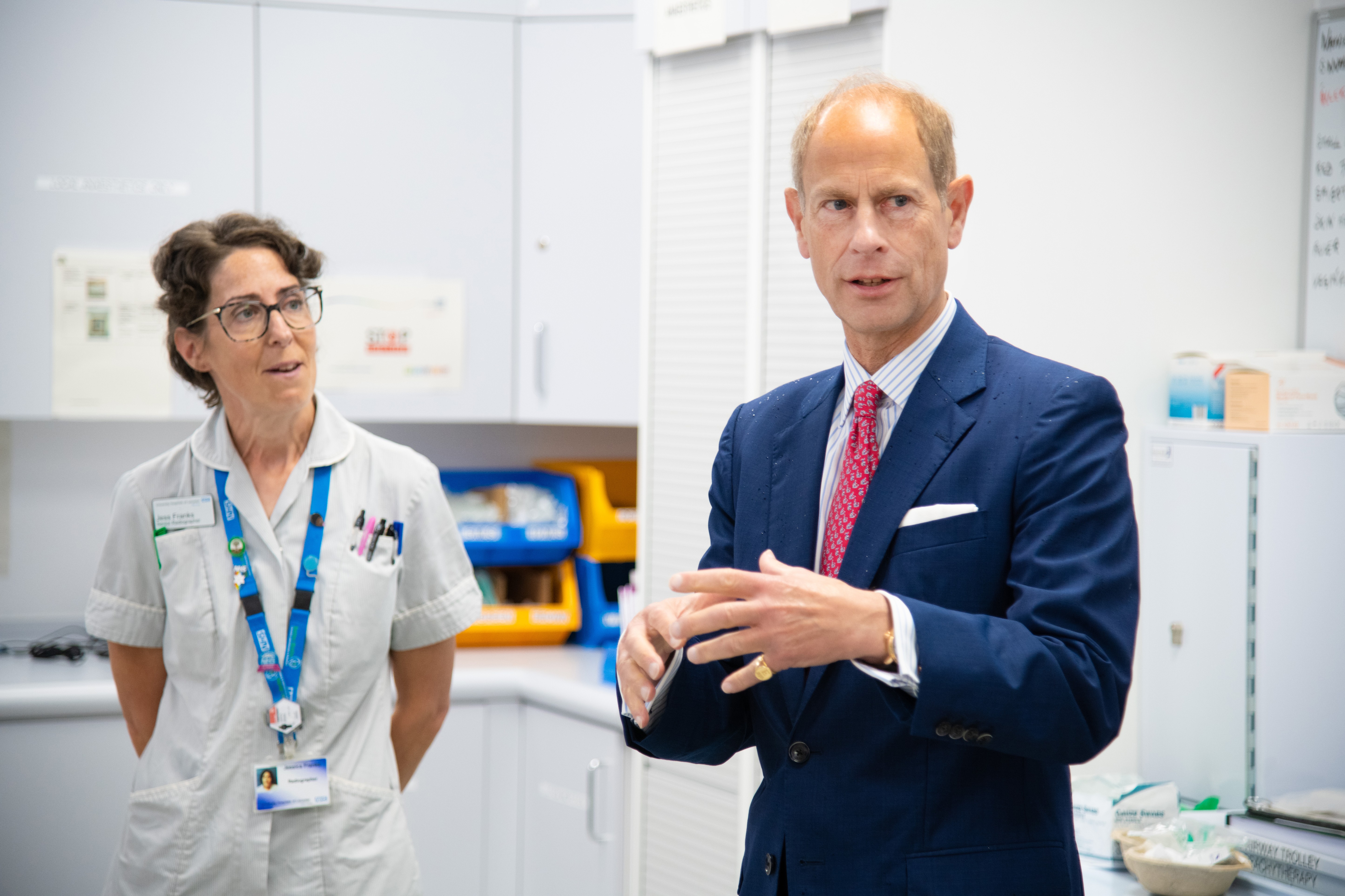 HRH The Duke of Edinburgh opens cancer treatment suite