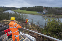Missing you already: Bridge restoration at 'historic stage'