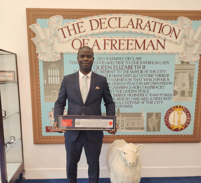 IHE star wins Freedom of the City