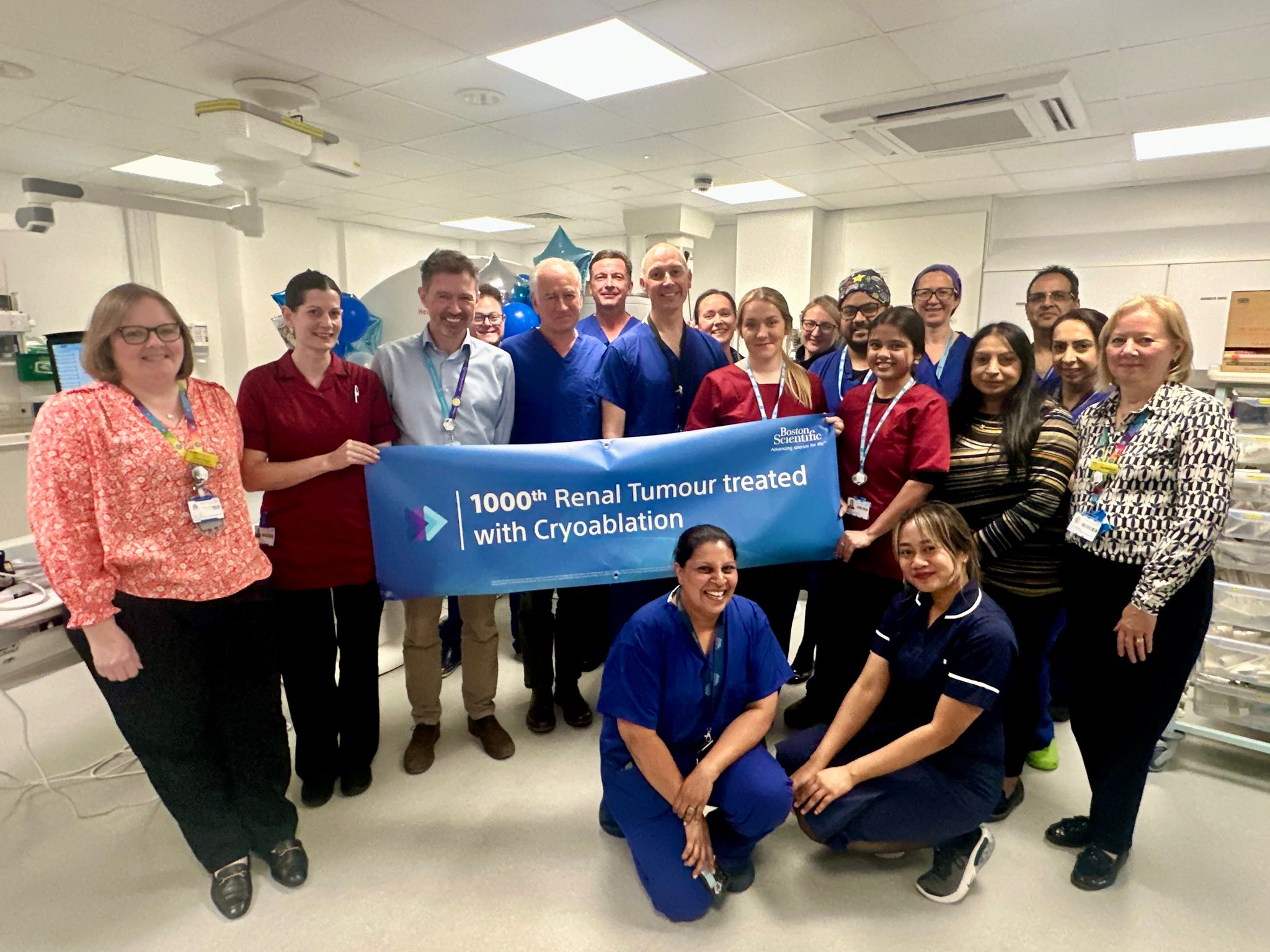 Hospital trust performs 1,000th pioneering kidney tumour procedure