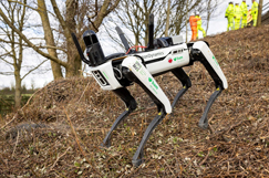 Robotic dog used to hunt down geotechnical surveys