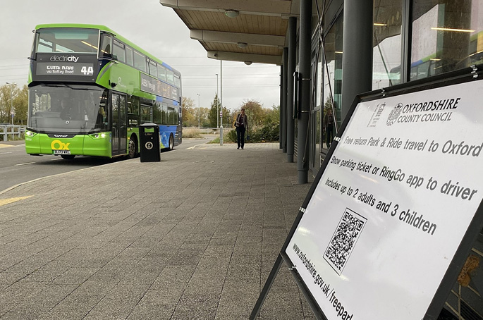 New Oxford congestion charges encourage park-and-ride usage