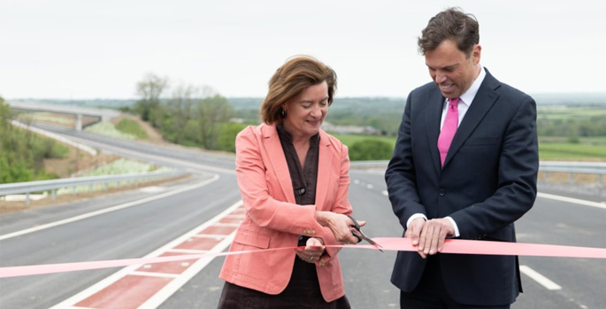 Welsh Government and EU celebrate £60m road venture 