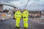 Vital underpass opens on mammoth Scottish roads job
