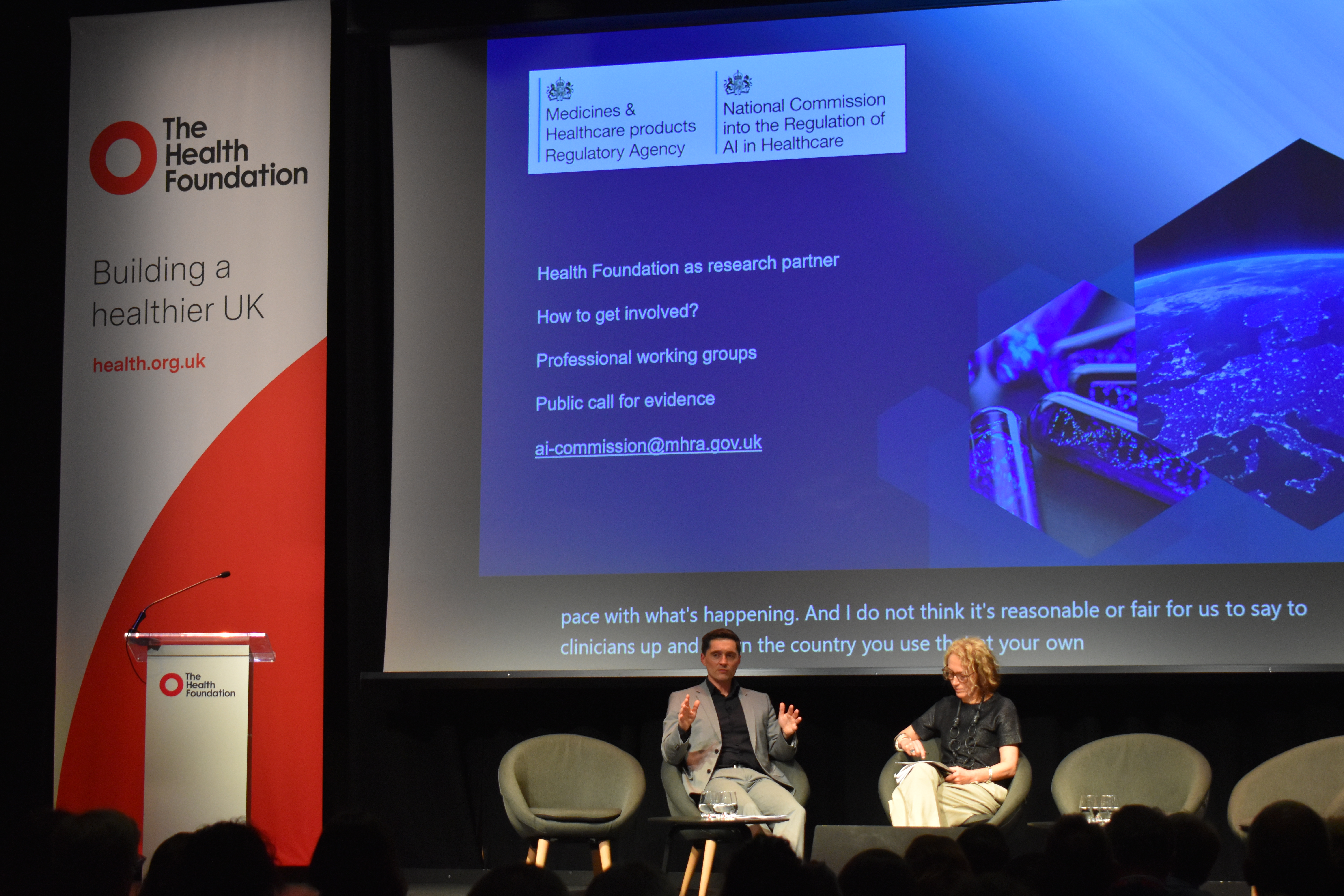 AI regulatory framework to be 'ready next year', Health Foundation conference hears