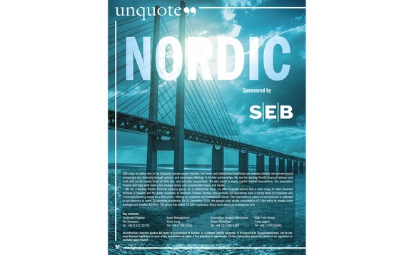 Aggregate value drops as Nordic assets look to public markets
