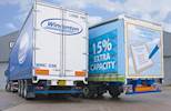 Trial leads to reduction in lorry journeys on UK roads