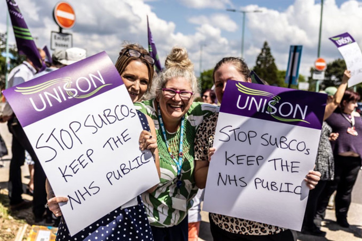 Strike on the cards at Dorset hospitals in outsourcing dispute