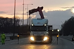 M25 closure: A moment of quiet history