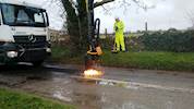 Dragon unleashed on Oxfordshire's potholes