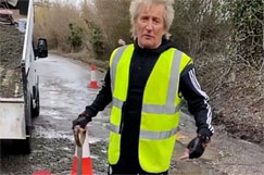 Council warning over Sir Rod's DIY pothole repair