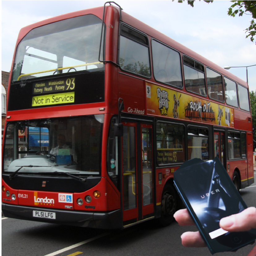 Uber planning to incorporate London public transport data
