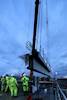 Bridge beams lifted into place over Immingham Port link road