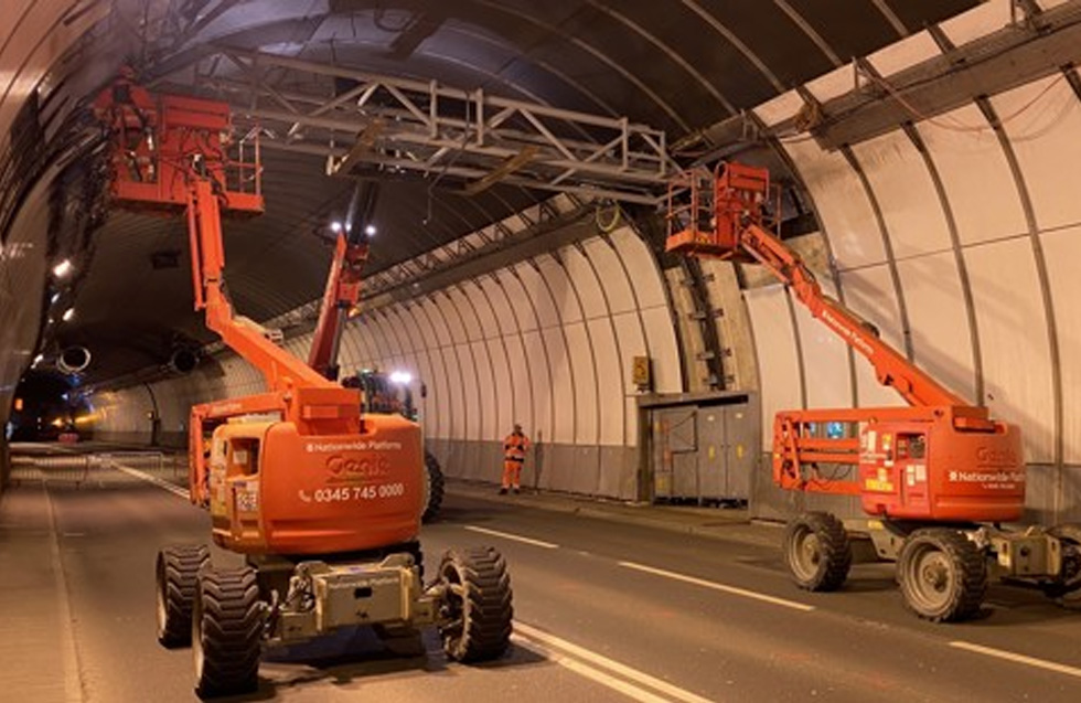 Saltash Tunnel tech upgrade underway