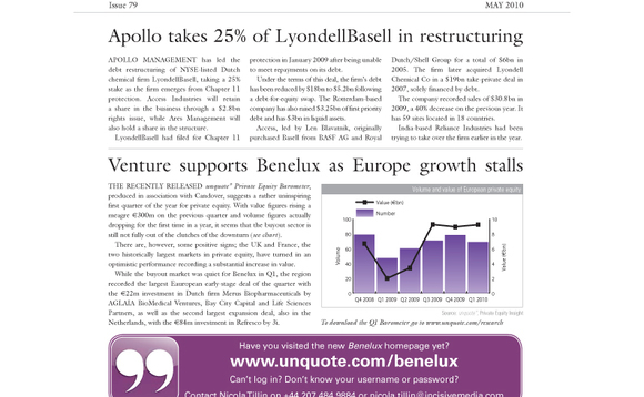 Benelux unquote" May 2010