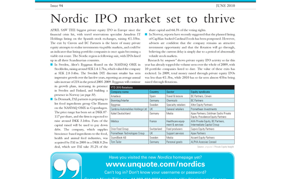 Nordic unquote" June 2010