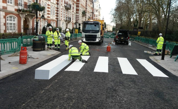 Did you see the Zebra crossing?
