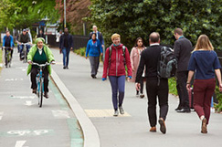 Active travel targets 'in tatters'
