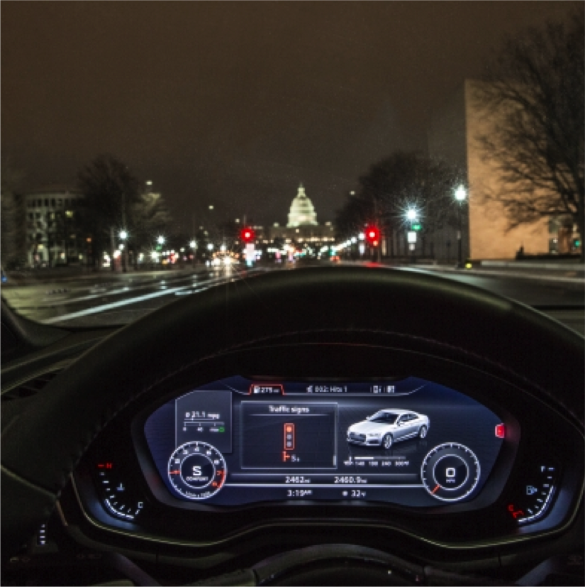 Audi brings traffic light countdown to DC