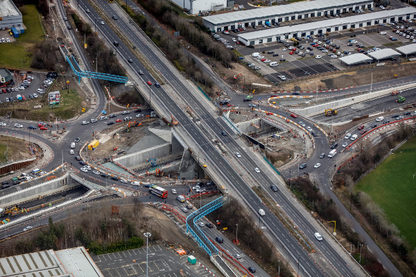Triple decker, double deckers and an Angel: A19 roundabout opens
