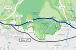 Fresh Arundel bypass plans could see costs hit £455m